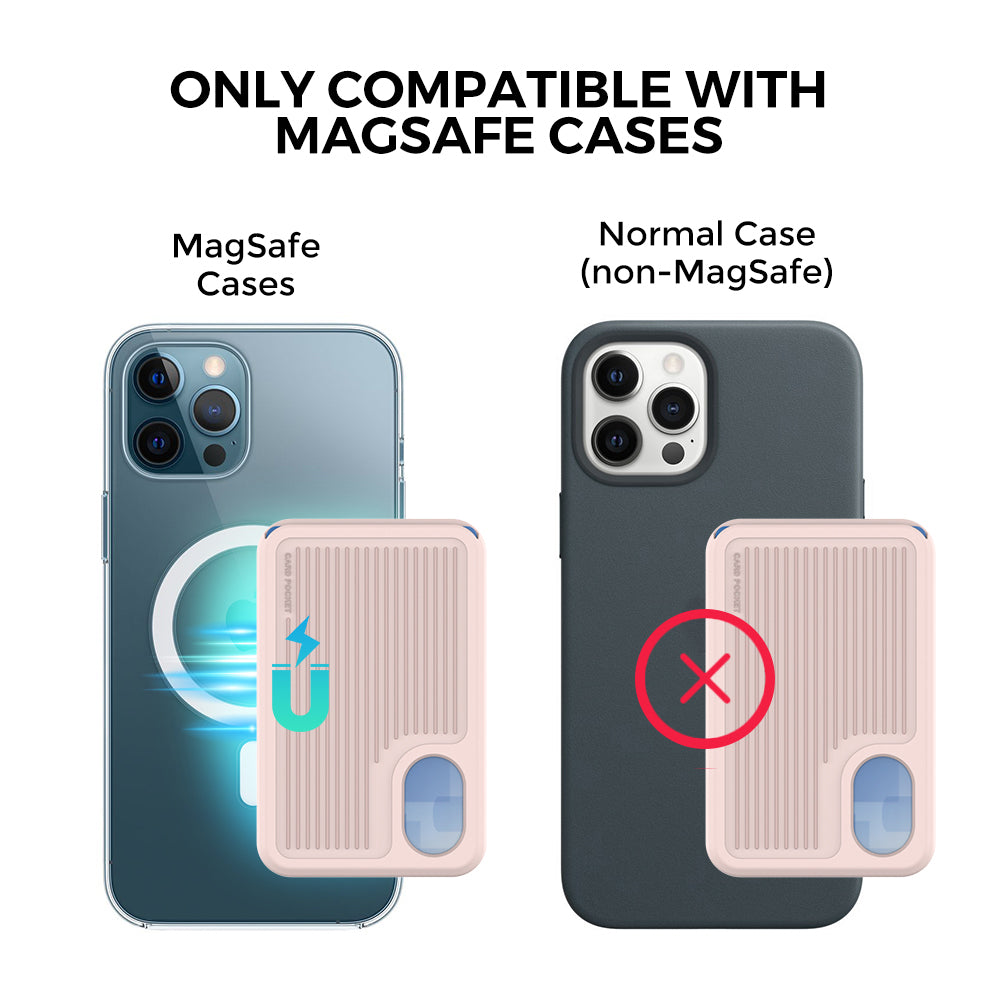 AHASTYLE PT133-B Phone Back Card Holder Magnetic Credit Card Slot Wallet Pocket AHASTYLE PT133-B Phone Back Card Holder Magnetic Credit Card Slot Wallet Pocket